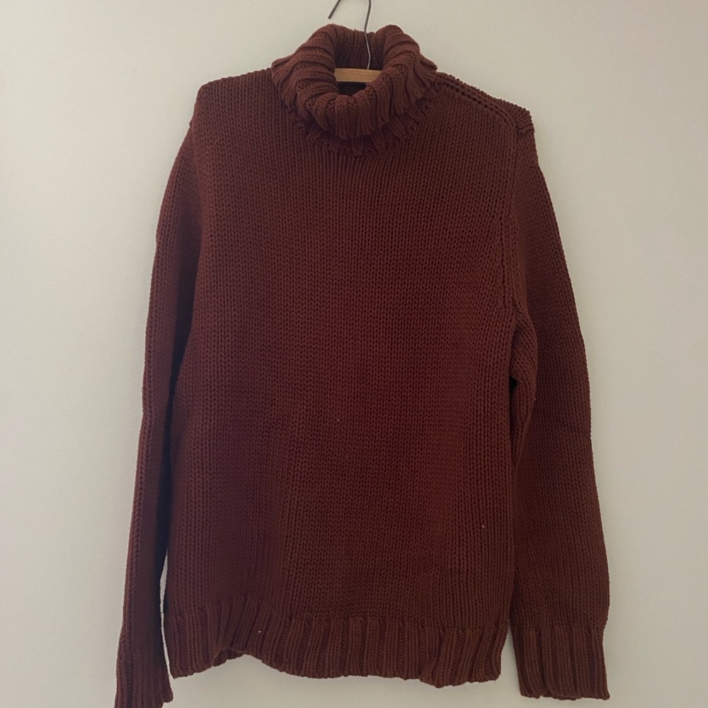 Vintage J. Crew Brown Turtleneck Sweater